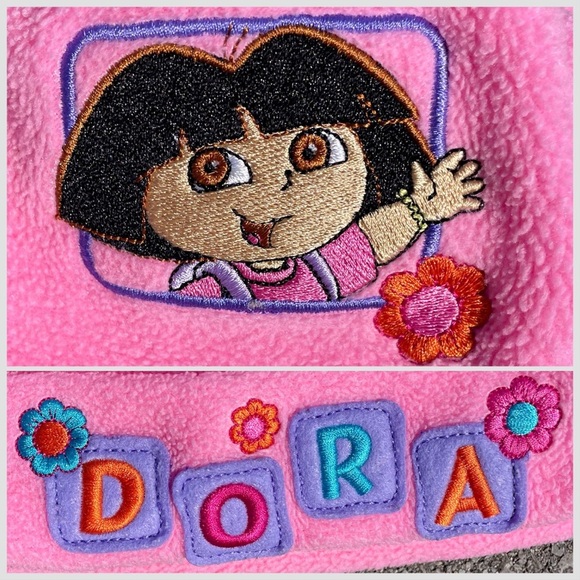 Dora The Explorer Vtg 2004 Fleece Winter Hat Youth Size (1-3) - Picture 5 of 9